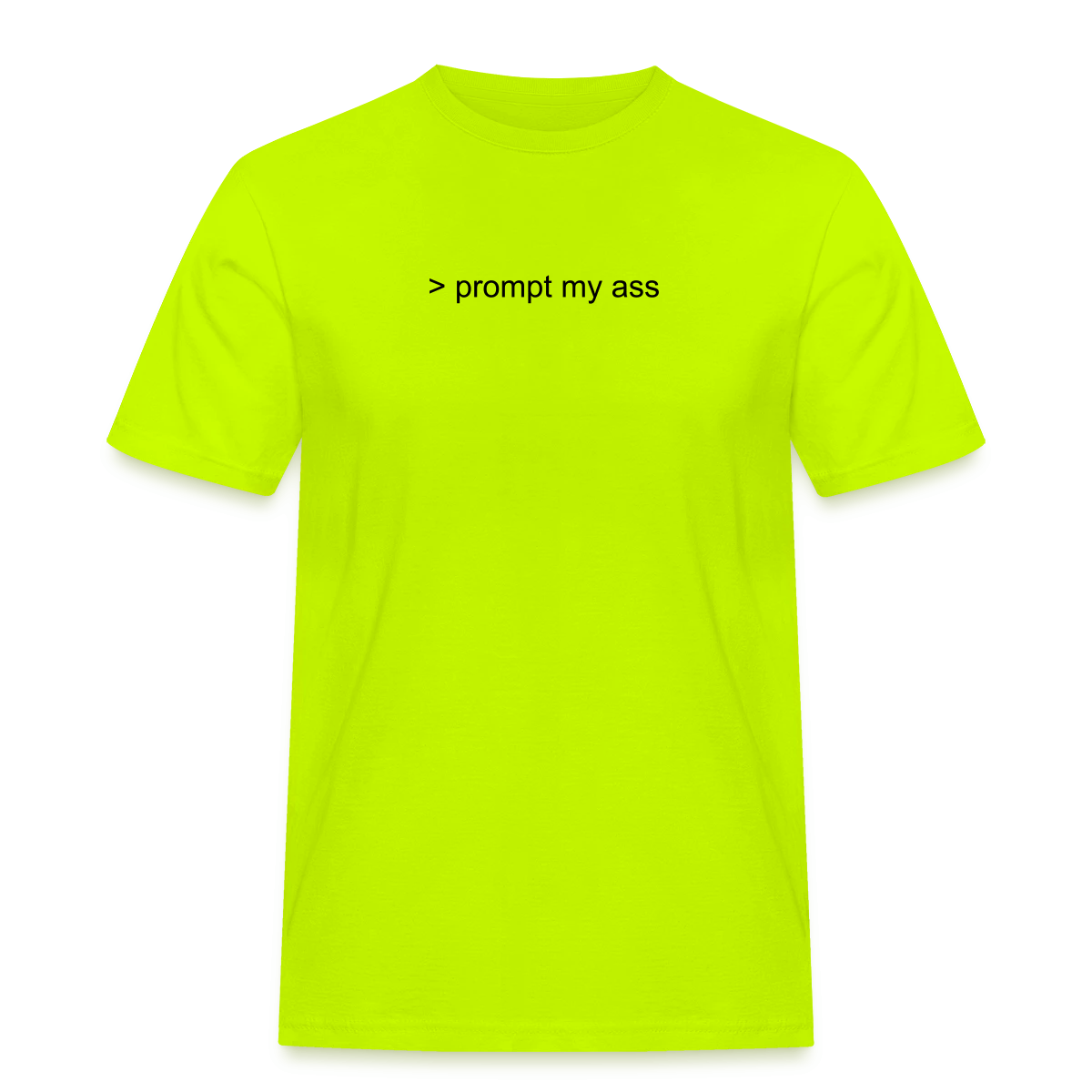 CLICK ME! Men's T-Shirt "prompt my ass"