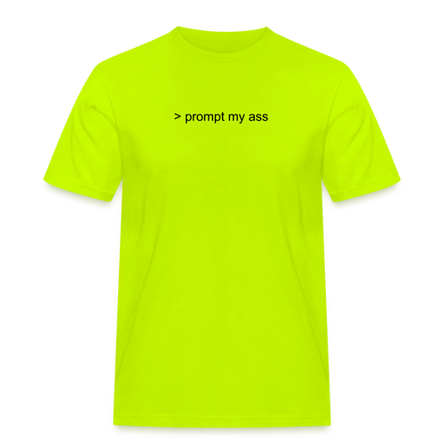 CLICK ME! Men's T-Shirt "prompt my ass"