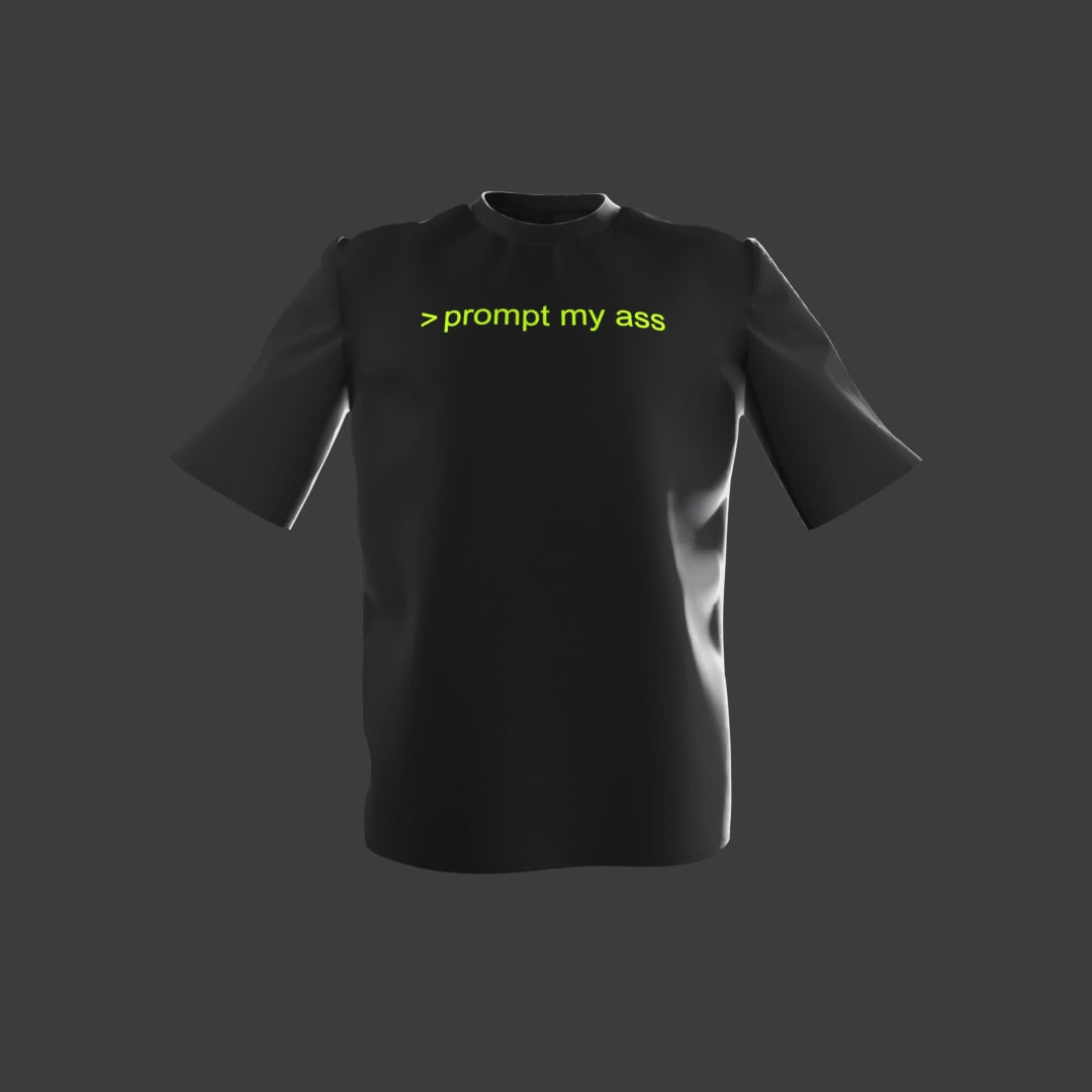 CLICK ME! Men's T-Shirt "prompt my ass"